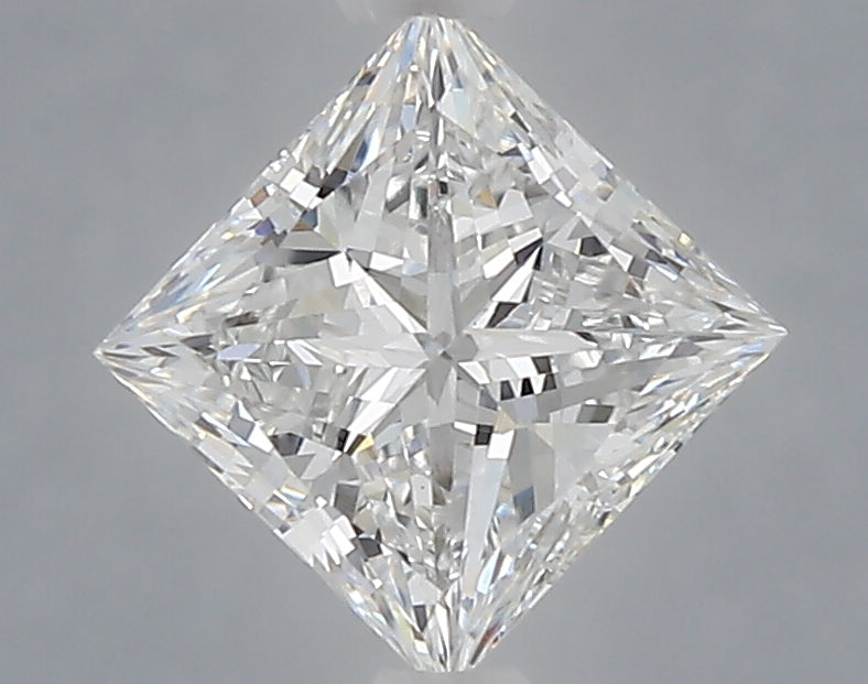 1.07 Carat Princess Shaped, Excellent Cut, D Color, VVS2 Clarity, IGI Certified Lab Grown Diamond