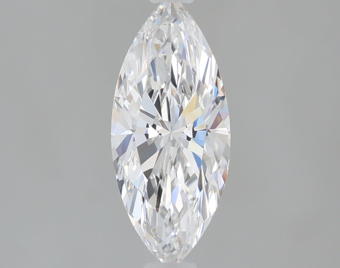 1.08 Carat Marquise Shaped, Ideal Cut, D Color, VVS2 Clarity, IGI Certified Lab Grown Diamond