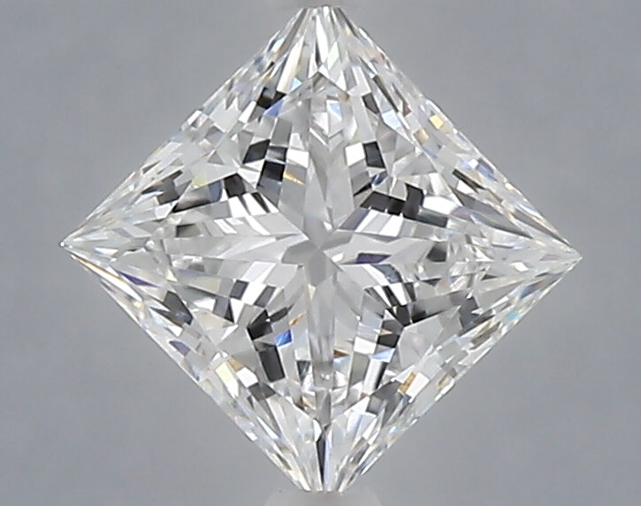 1.09 Carat Princess Shaped, Very Good Cut, D Color, VVS2 Clarity, IGI Certified Lab Grown Diamond