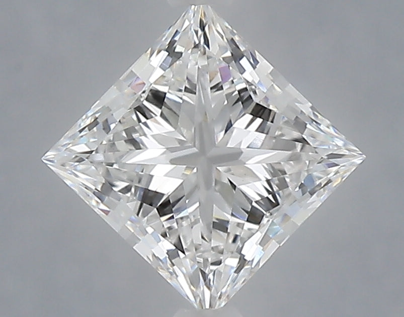 1.54 Carat Princess Shaped, Very Good Cut, D Color, VVS2 Clarity, IGI Certified Lab Grown Diamond