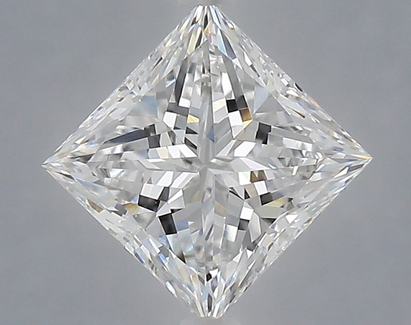 1.60 Carat Princess Shaped, Very Good Cut, E Color, VVS2 Clarity, IGI Certified Lab Grown Diamond