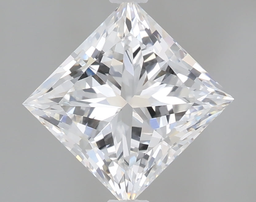 1.60 Carat Princess Shaped, Ideal Cut, D Color, VVS2 Clarity, IGI Certified Lab Grown Diamond