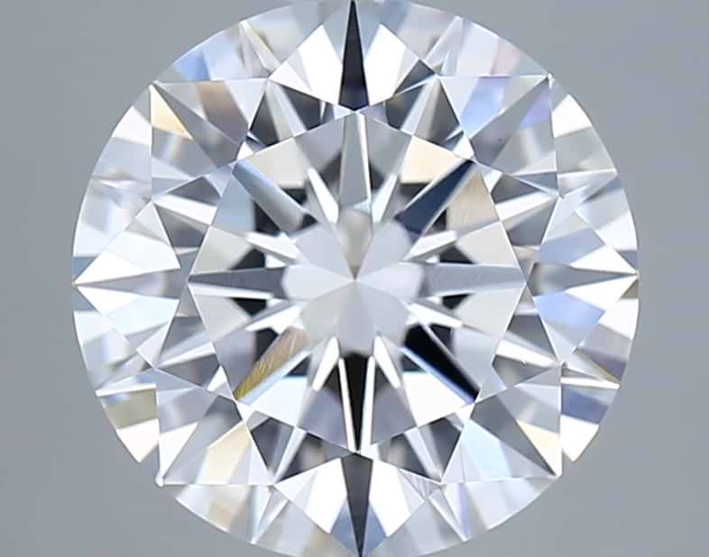 4.09 Carat Round Shaped, Ideal Cut, E Color, VS1 Clarity, IGI Certified Lab Grown Diamond