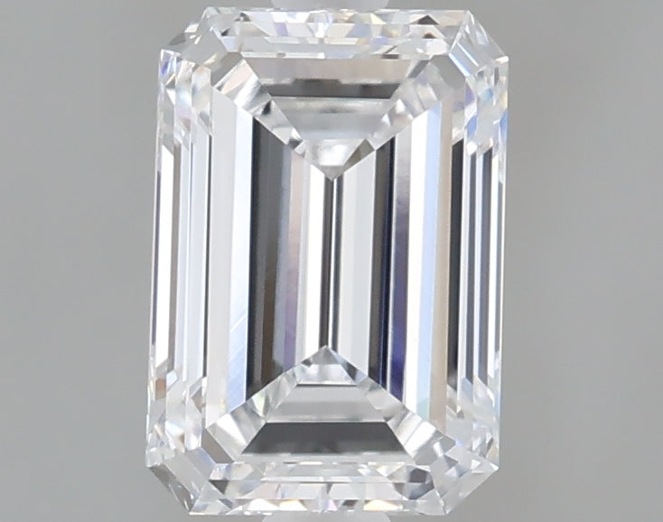 1.10 Carat Emerald Shaped, Very Good Cut, D Color, VVS2 Clarity, IGI Certified Lab Grown Diamond