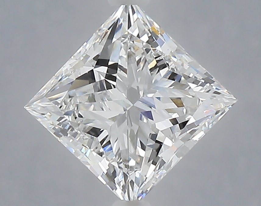 1.59 Carat Princess Shaped, Very Good Cut, E Color, VS1 Clarity, IGI Certified Lab Grown Diamond