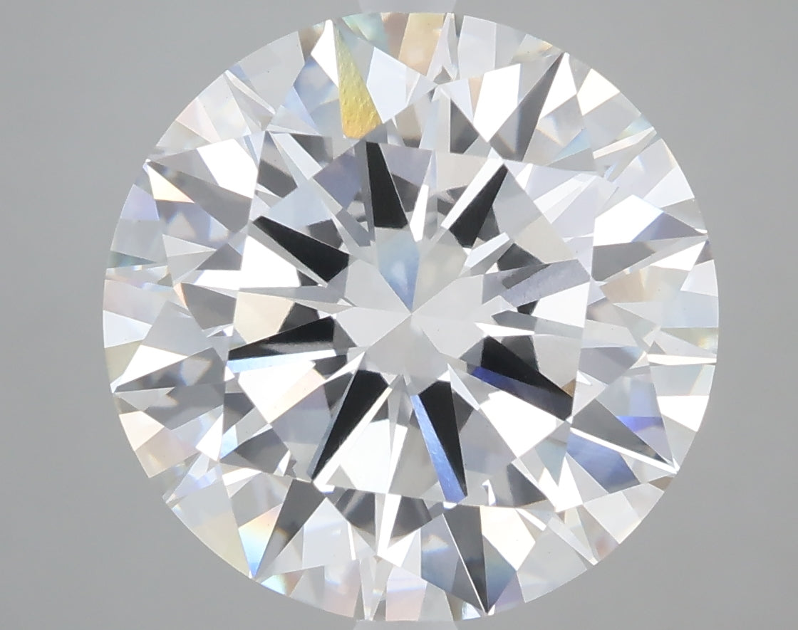 7.05 Carat Round Shaped, Excellent Cut, F Color, VVS2 Clarity, IGI Certified Lab Grown Diamond