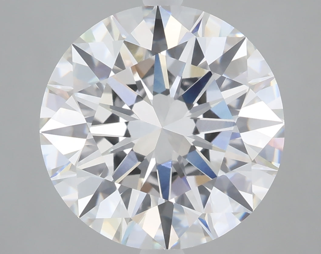 6.03 Carat Round Shaped, Excellent Cut, F Color, VVS1 Clarity, IGI Certified Lab Grown Diamond