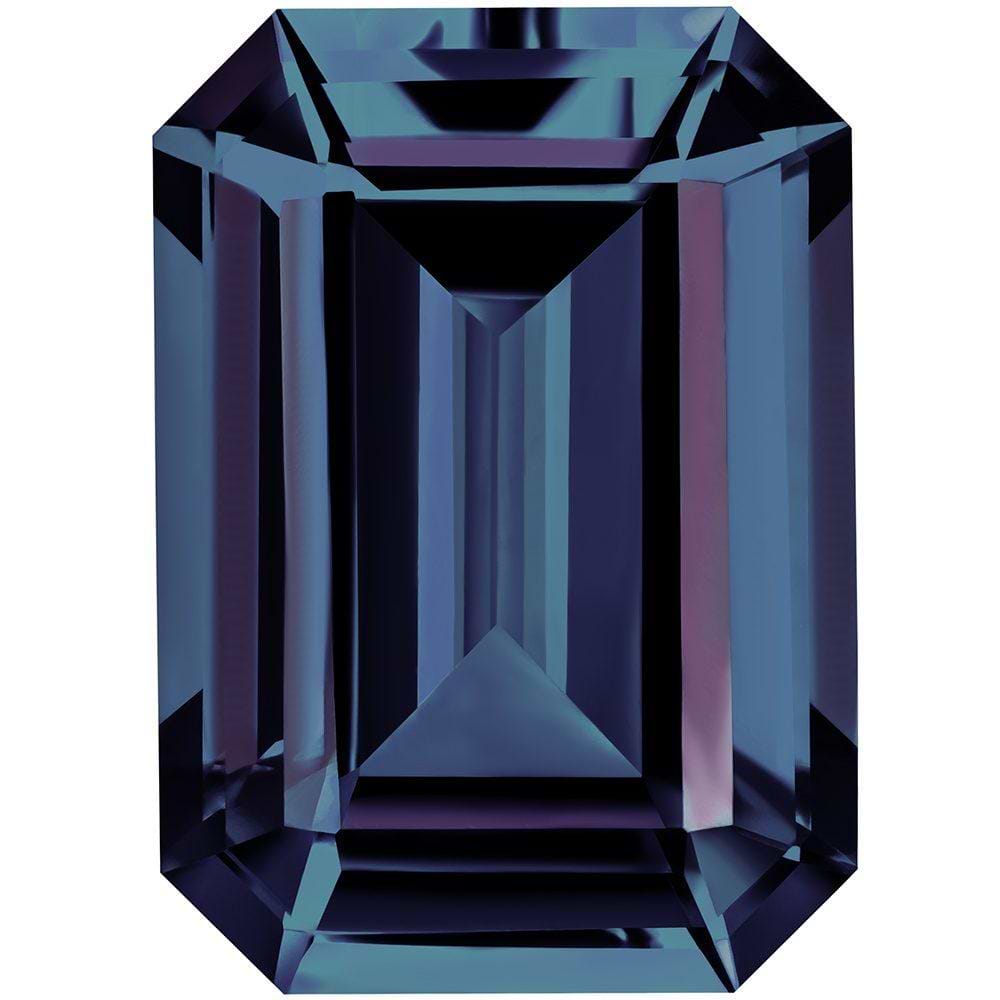 6.10 Carat Emerald Cut Lab-Created Alexandrite