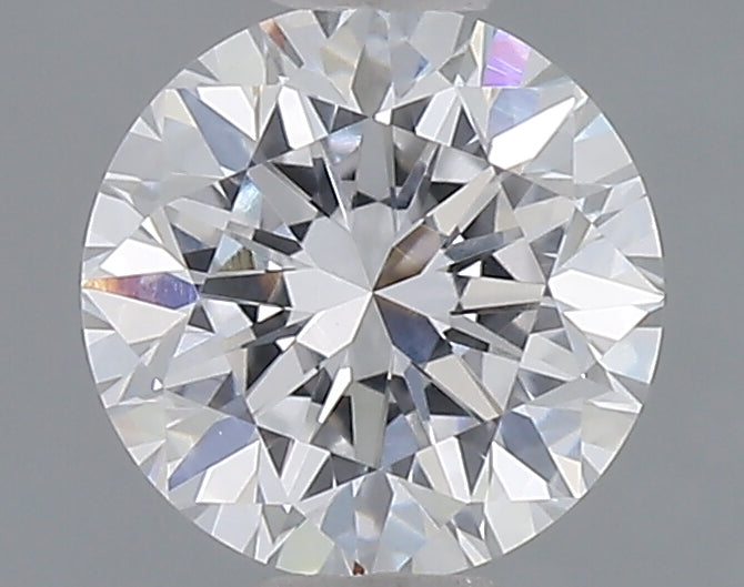 0.56 Carat Round Shaped, Very Good Cut, D Color, VVS2 Clarity, IGI Certified Lab Grown Diamond