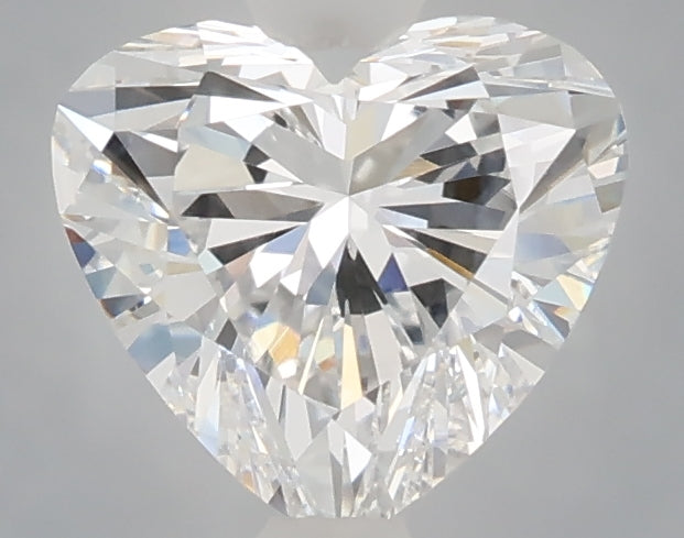 1.59 Carat Heart Shaped, Ideal Cut, D Color, VVS2 Clarity, IGI Certified Lab Grown Diamond