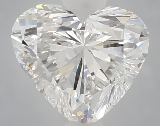 1.01 Carat Heart Shaped, Excellent Cut, D Color, VS1 Clarity, IGI Certified Lab Grown Diamond