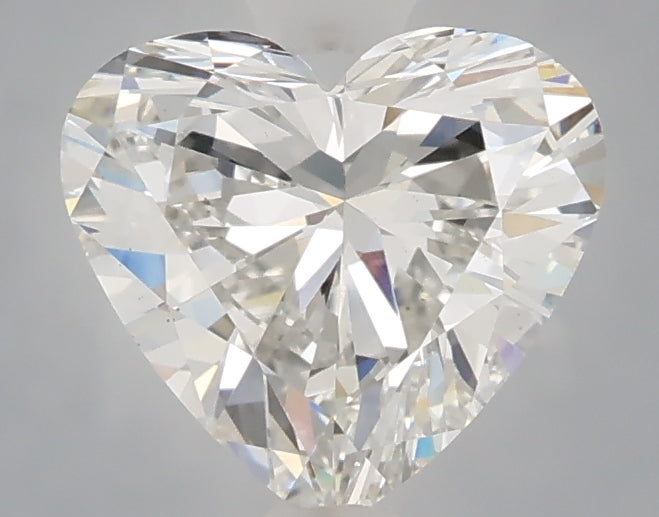 1.53 Carat Heart Shaped, Excellent Cut, F Color, VS1 Clarity, IGI Certified Lab Grown Diamond