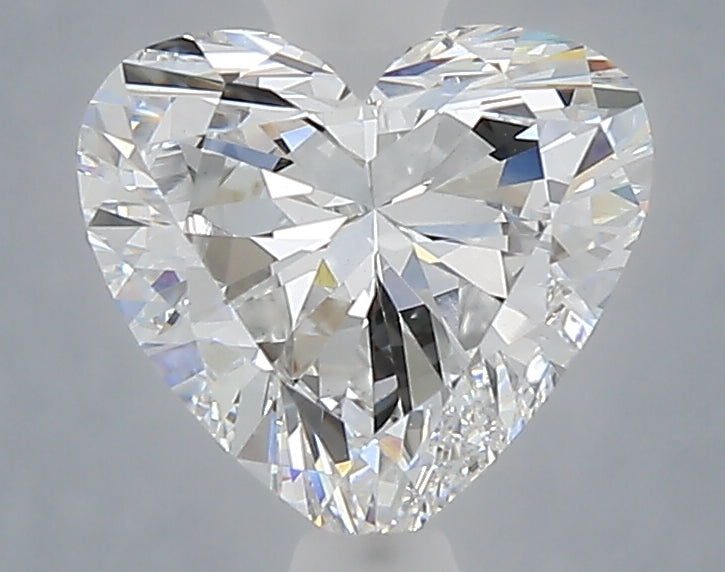 1.59 Carat Heart Shaped, Ideal Cut, E Color, VS1 Clarity, IGI Certified Lab Grown Diamond