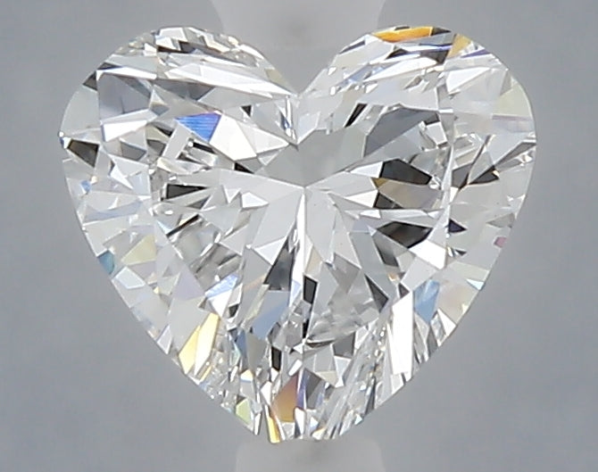 1.01 Carat Heart Shaped, Excellent Cut, D Color, VVS2 Clarity, IGI Certified Lab Grown Diamond