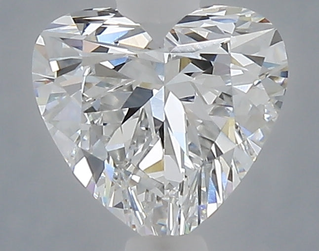 1.06 Carat Heart Shaped, Ideal Cut, D Color, VVS2 Clarity, IGI Certified Lab Grown Diamond