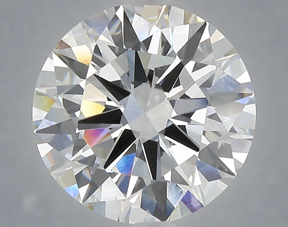 5.00 Carat Round Shaped, Ideal Cut, F Color, VVS2 Clarity, IGI Certified Lab Grown Diamond