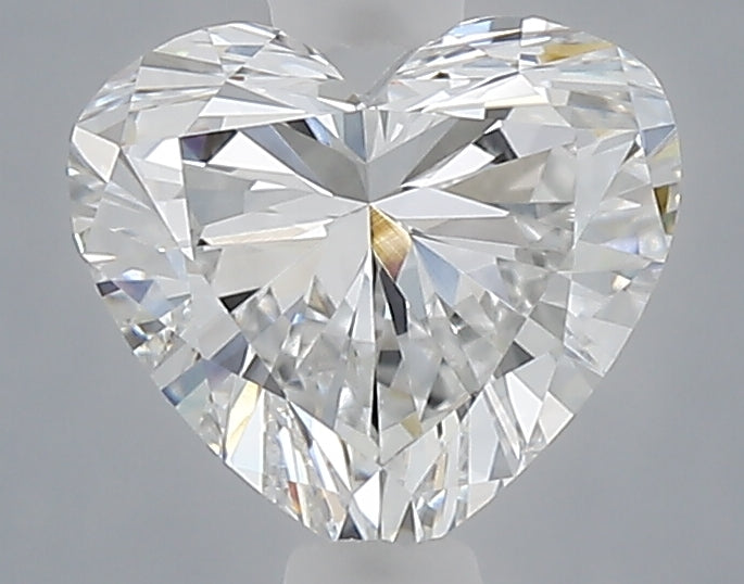 1.07 Carat Heart Shaped, Very Good Cut, D Color, VVS2 Clarity, IGI Certified Lab Grown Diamond