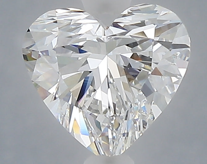 1.50 Carat Heart Shaped, Ideal Cut, E Color, VS1 Clarity, IGI Certified Lab Grown Diamond