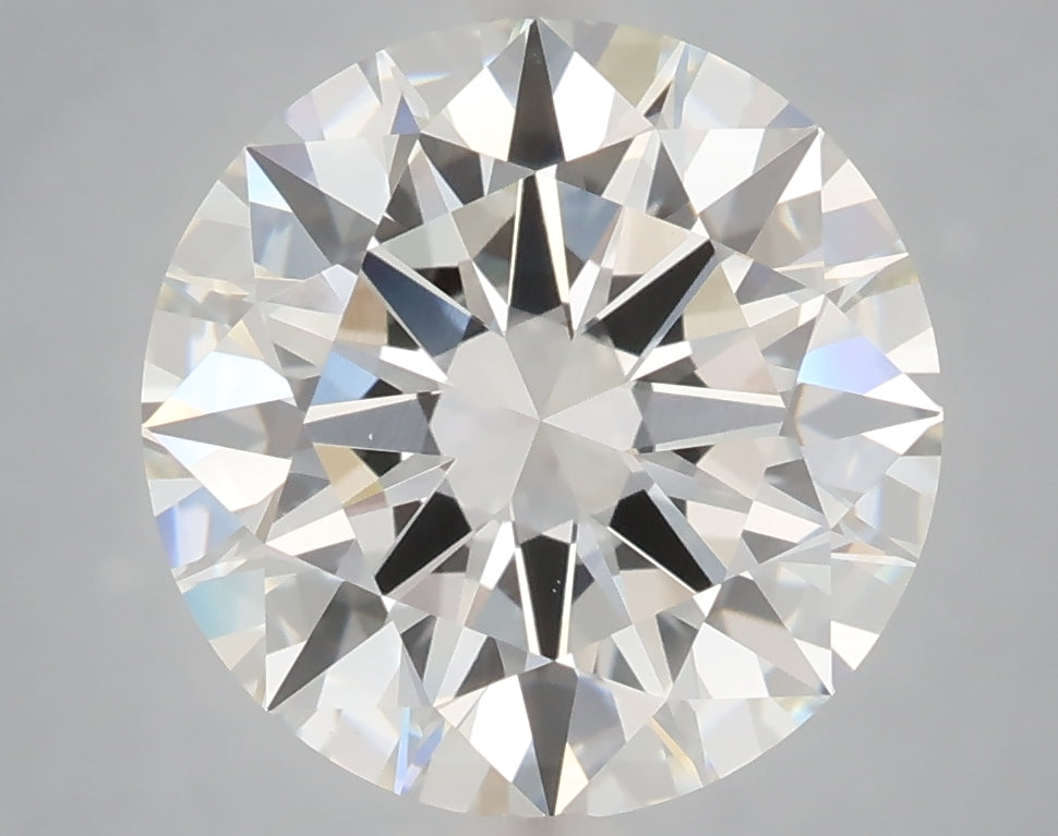 5.01 Carat Round Shaped, Ideal Cut, F Color, VVS2 Clarity, IGI Certified Lab Grown Diamond