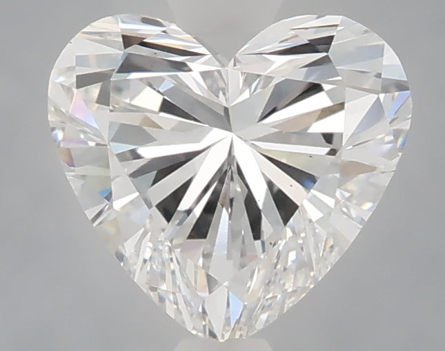 1.60 Carat Heart Shaped, Ideal Cut, D Color, VS1 Clarity, IGI Certified Lab Grown Diamond