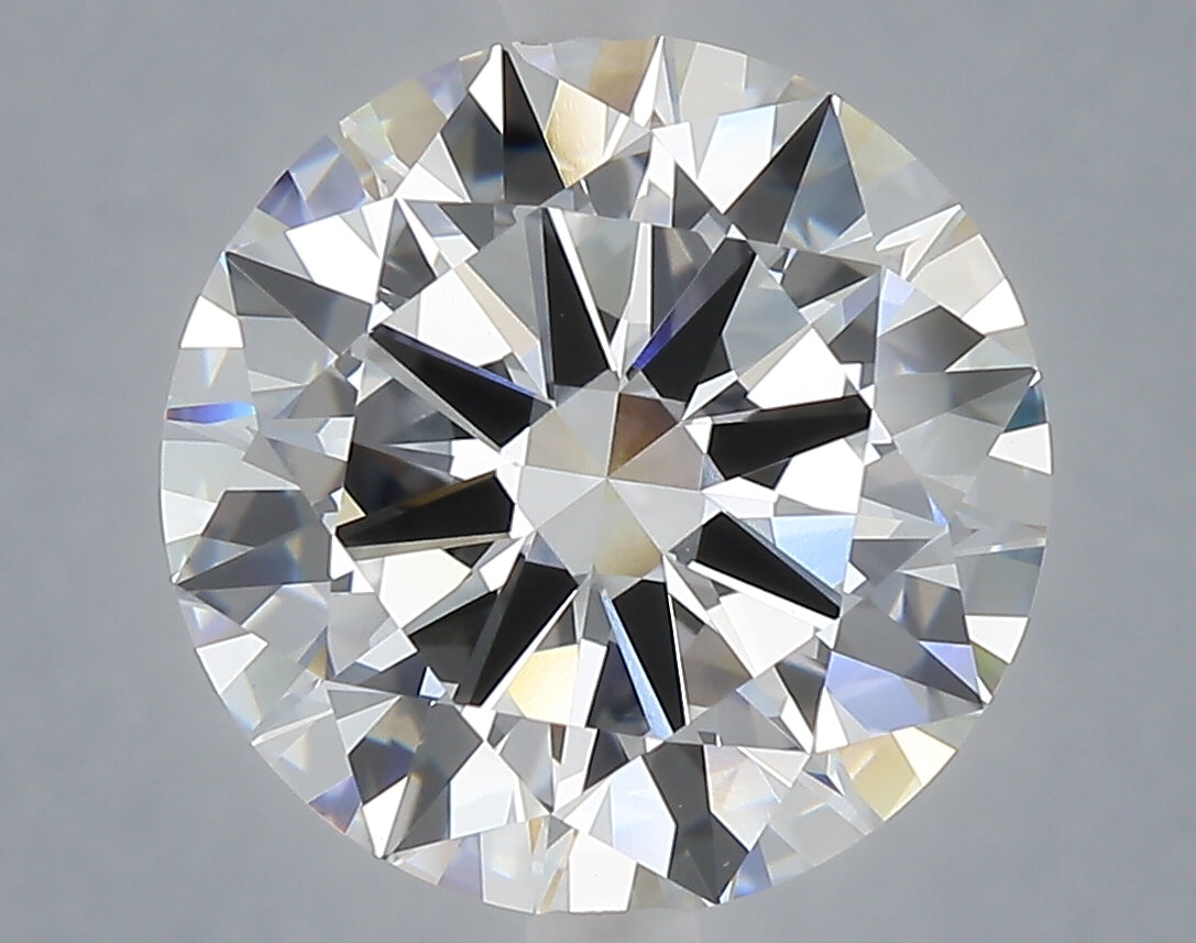 6.01 Carat Round Shaped, Excellent Cut, E Color, VVS2 Clarity, IGI Certified Lab Grown Diamond