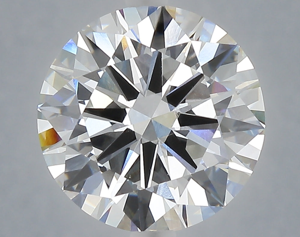 5.00 Carat Round Shaped, Excellent Cut, F Color, VVS2 Clarity, IGI Certified Lab Grown Diamond