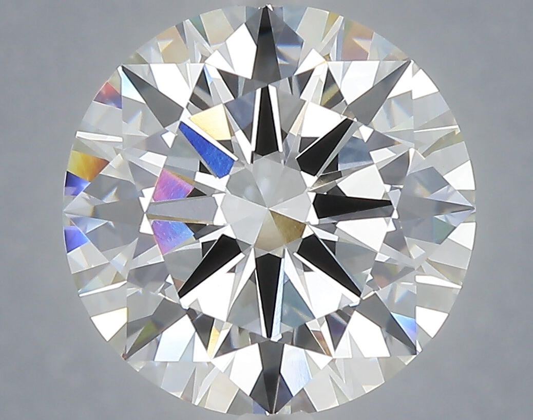 6.00 Carat Round Shaped, Excellent Cut, E Color, VVS2 Clarity, IGI Certified Lab Grown Diamond