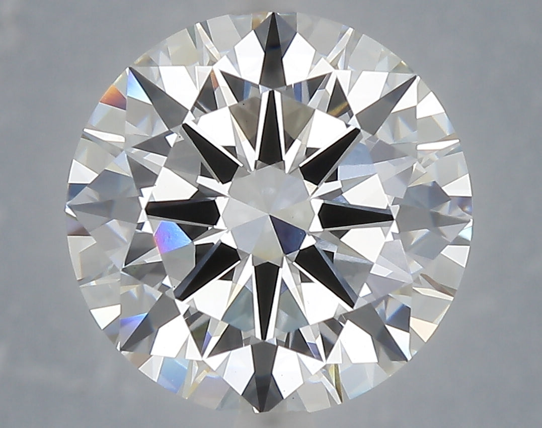 6.06 Carat Round Shaped, Excellent Cut, F Color, VS1 Clarity, IGI Certified Lab Grown Diamond