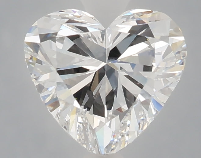 1.60 Carat Heart Shaped, Ideal Cut, D Color, VVS2 Clarity, IGI Certified Lab Grown Diamond
