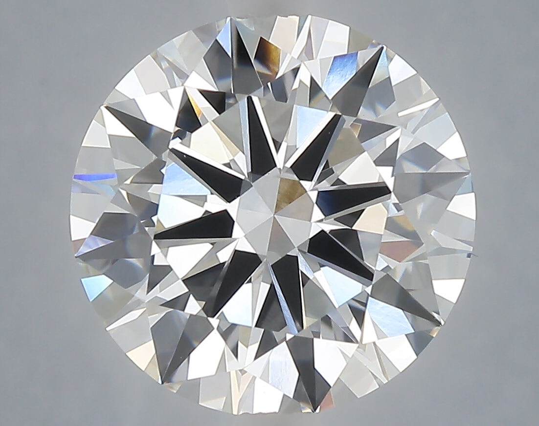 5.00 Carat Round Shaped, Ideal Cut, F Color, VS1 Clarity, IGI Certified Lab Grown Diamond