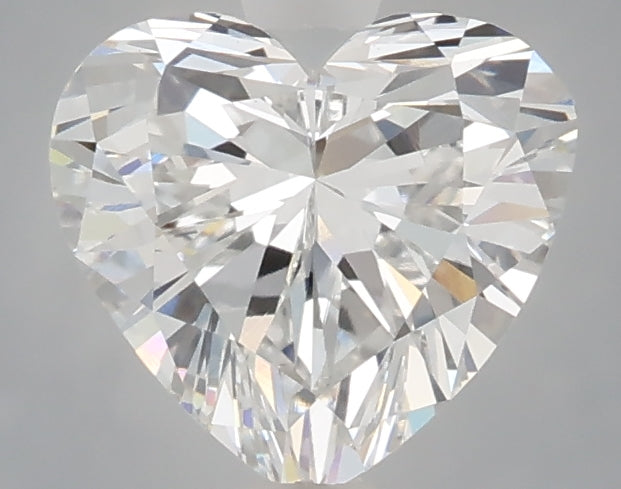 1.56 Carat Heart Shaped, Ideal Cut, D Color, VVS2 Clarity, IGI Certified Lab Grown Diamond