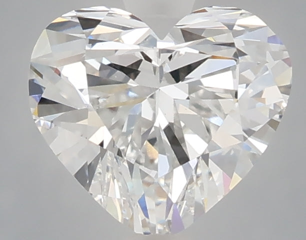 1.51 Carat Heart Shaped, Ideal Cut, E Color, VVS2 Clarity, IGI Certified Lab Grown Diamond