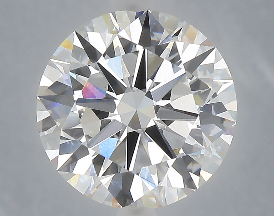5.01 Carat Round Shaped, Excellent Cut, F Color, VVS2 Clarity, IGI Certified Lab Grown Diamond