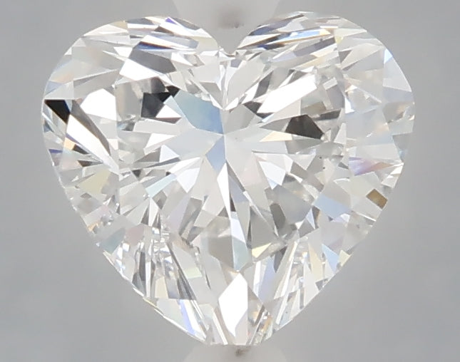 1.54 Carat Heart Shaped, Ideal Cut, E Color, VVS2 Clarity, IGI Certified Lab Grown Diamond