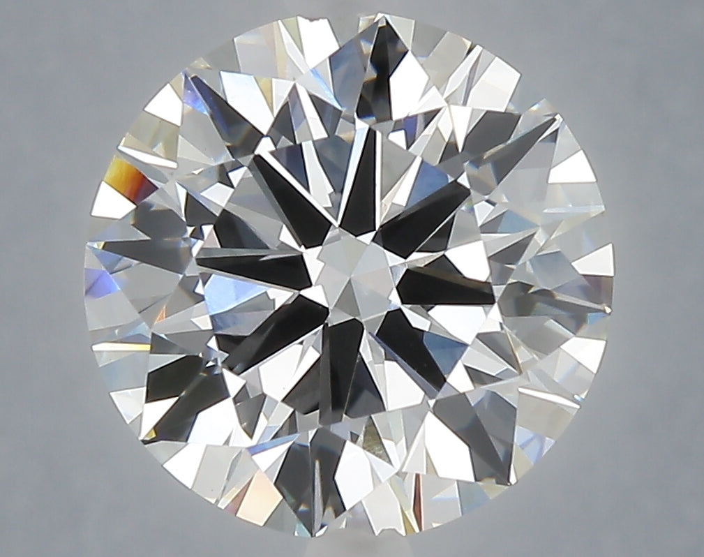 5.02 Carat Round Shaped, Ideal Cut, F Color, VVS2 Clarity, IGI Certified Lab Grown Diamond