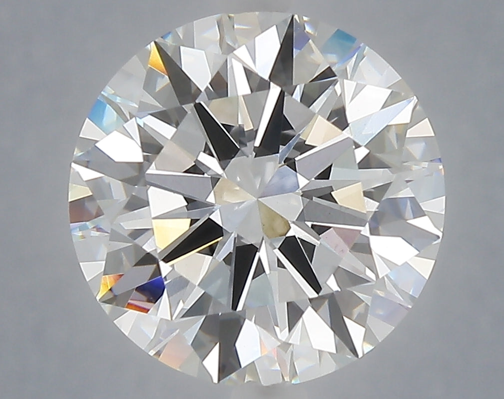 5.04 Carat Round Shaped, Excellent Cut, E Color, VVS2 Clarity, IGI Certified Lab Grown Diamond