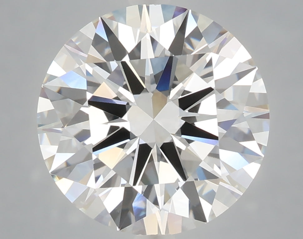 5.05 Carat Round Shaped, Excellent Cut, F Color, VVS2 Clarity, IGI Certified Lab Grown Diamond