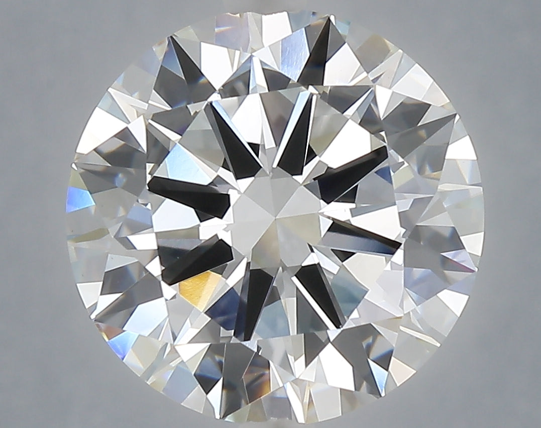 6.00 Carat Round Shaped, Excellent Cut, F Color, VVS2 Clarity, IGI Certified Lab Grown Diamond