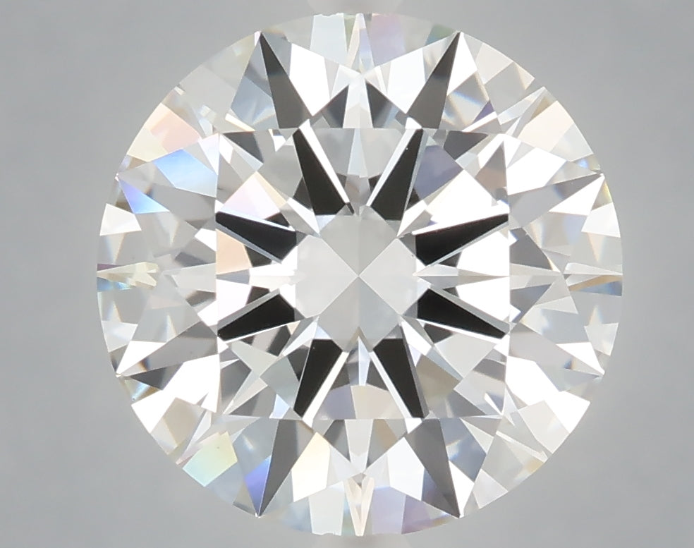 5.06 Carat Round Shaped, Excellent Cut, F Color, VVS2 Clarity, IGI Certified Lab Grown Diamond