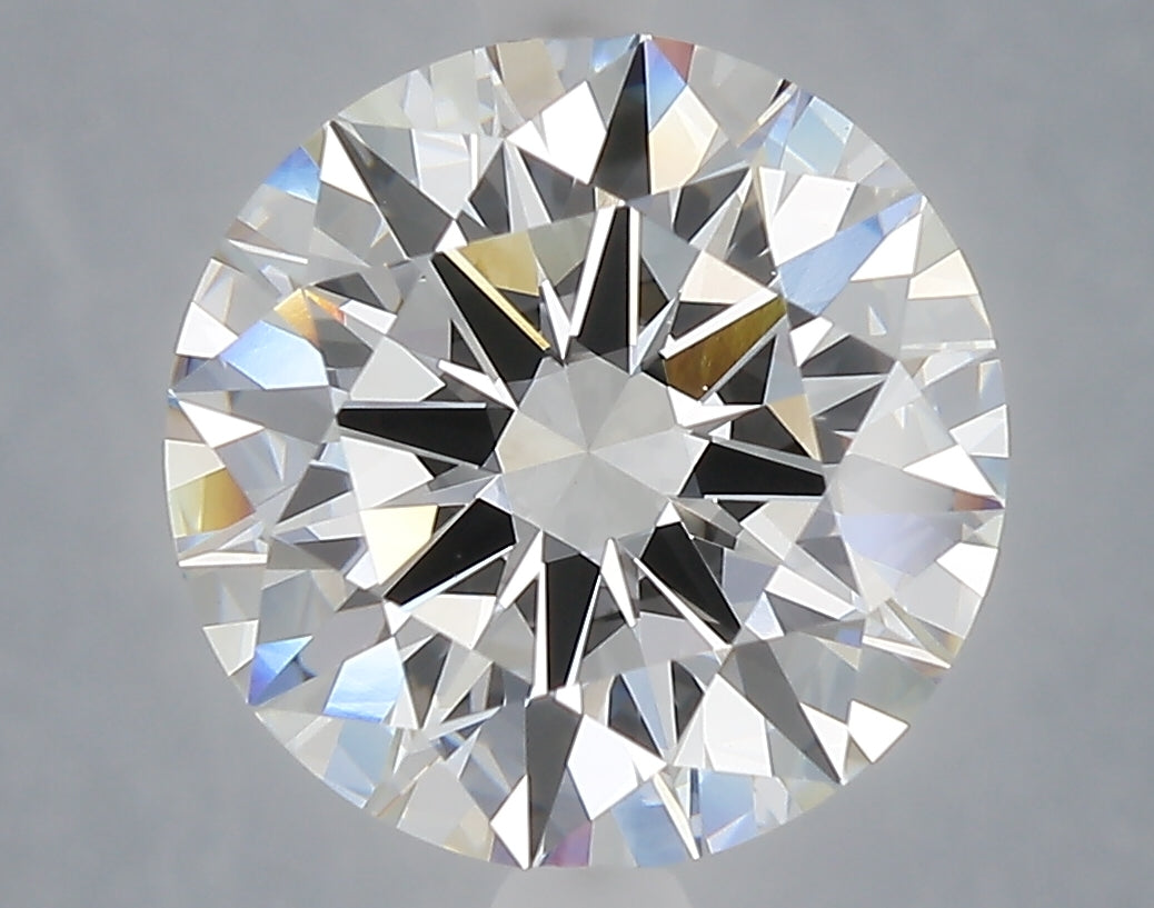 5.02 Carat Round Shaped, Excellent Cut, F Color, VS1 Clarity, IGI Certified Lab Grown Diamond