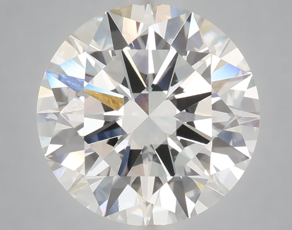 6.00 Carat Round Shaped, Excellent Cut, F Color, VS1 Clarity, IGI Certified Lab Grown Diamond
