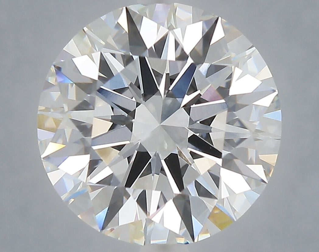 6.06 Carat Round Shaped, Excellent Cut, F Color, VVS1 Clarity, IGI Certified Lab Grown Diamond