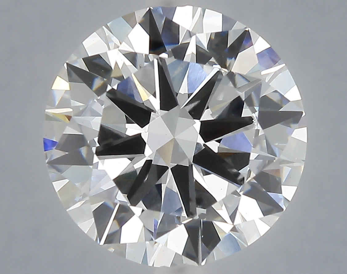 7.02 Carat Round Shaped, Excellent Cut, F Color, VVS2 Clarity, IGI Certified Lab Grown Diamond