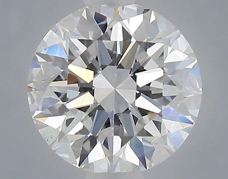 1.37 Carat Round Shaped, Excellent Cut, E Color, VS2 Clarity, IGI Certified Lab Grown Diamond