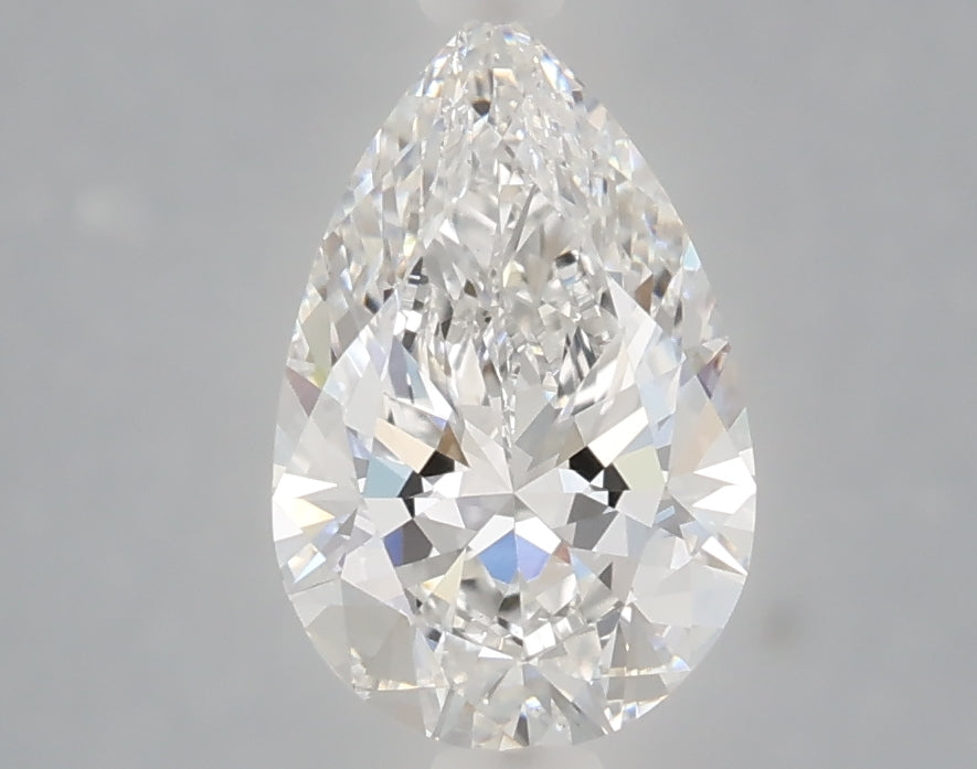 1.53 Carat Pear Shaped, Ideal Cut, D Color, VVS2 Clarity, IGI Certified Lab Grown Diamond