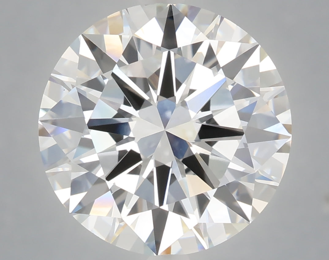 7.04 Carat Round Shaped, Excellent Cut, E Color, VVS2 Clarity, IGI Certified Lab Grown Diamond