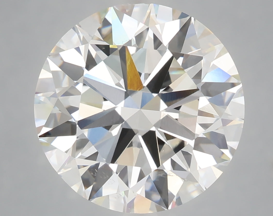 7.01 Carat Round Shaped, Excellent Cut, E Color, VVS2 Clarity, IGI Certified Lab Grown Diamond