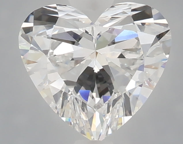 1.53 Carat Heart Shaped, Excellent Cut, D Color, VVS2 Clarity, IGI Certified Lab Grown Diamond