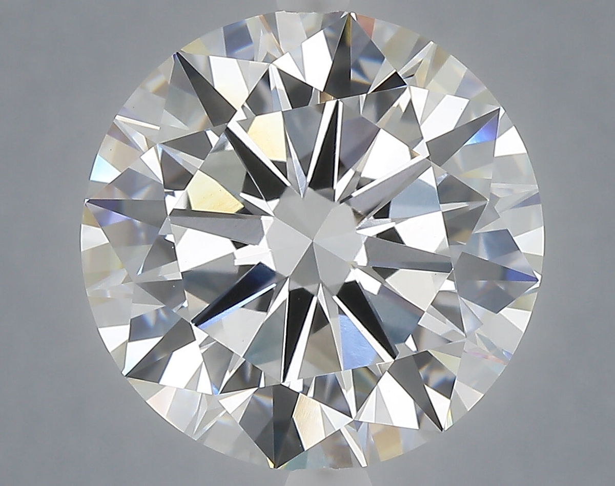 7.00 Carat Round Shaped, Excellent Cut, E Color, VVS2 Clarity, IGI Certified Lab Grown Diamond