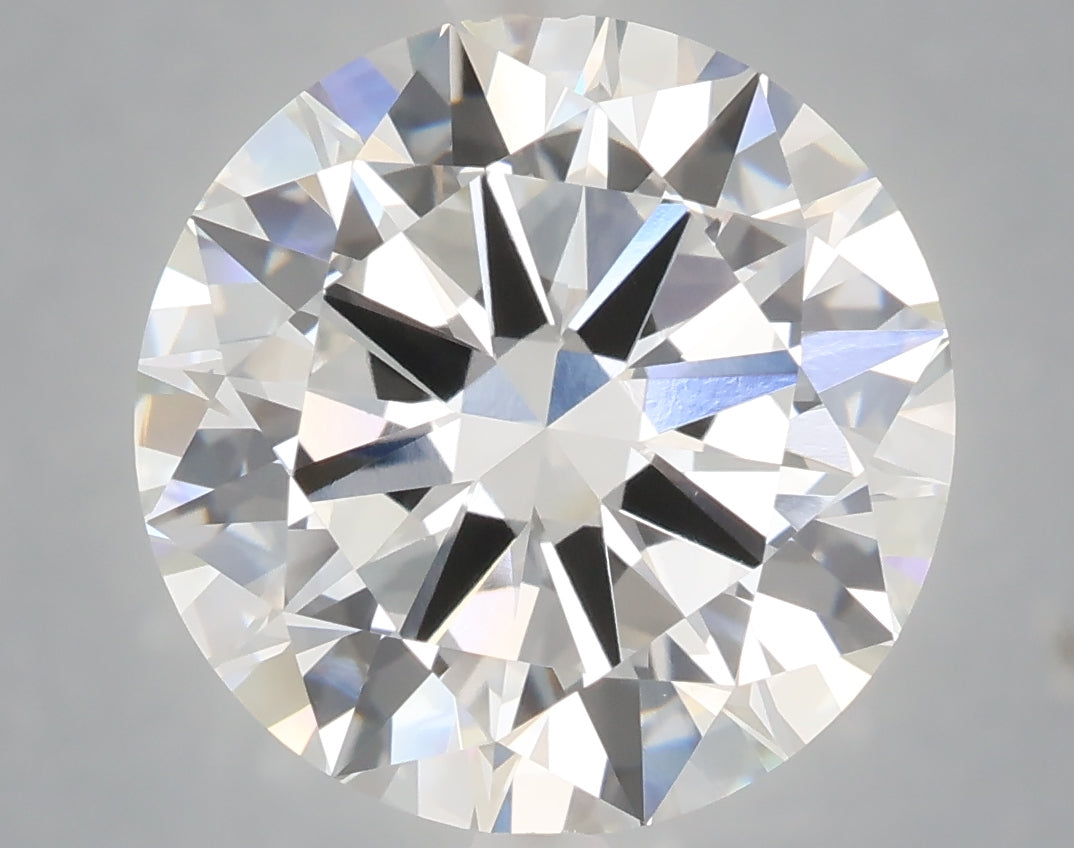 7.02 Carat Round Shaped, Excellent Cut, E Color, VVS2 Clarity, IGI Certified Lab Grown Diamond